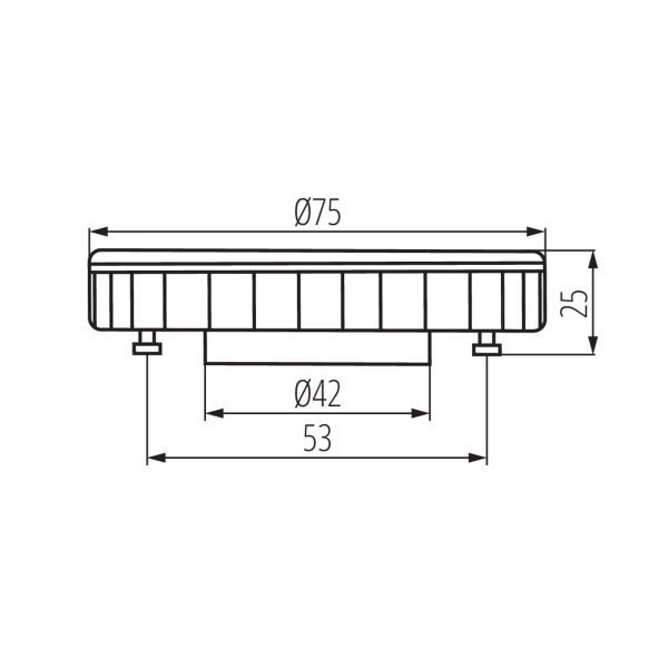 Gx53 ESG LED 9W GX53-WW 3000K 22422