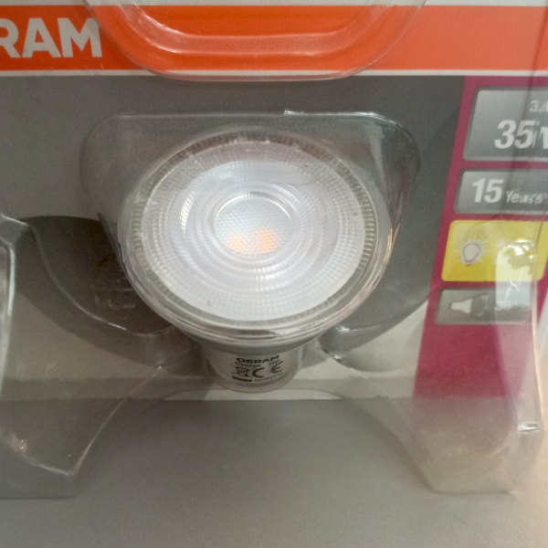 Osram LED Star PAR16 GU10 3W=35W WW 36°