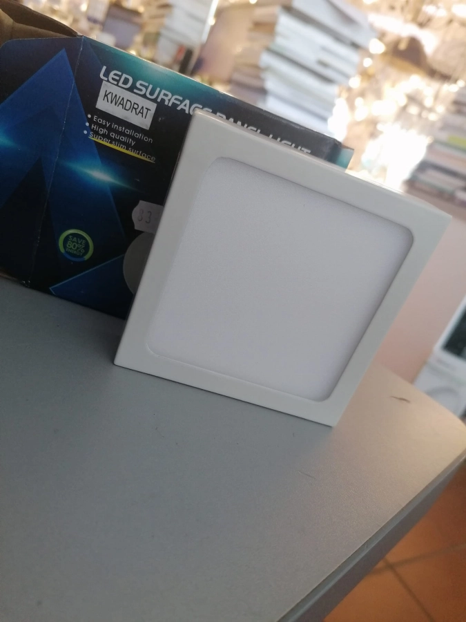 Panel LED nawierzchniowy Kwadrat Biały 6W