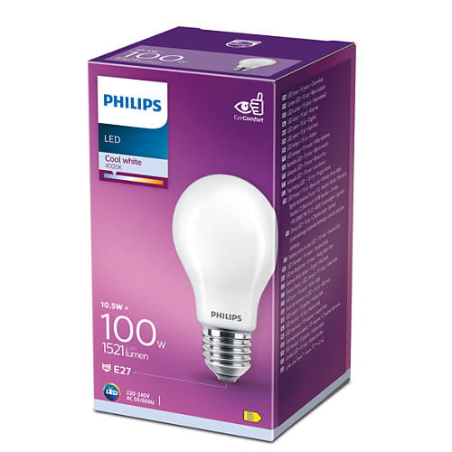 Philips żarówka LED E27 10.5W =100W 1521 lm 8718699704148