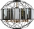 Lampa wisząca TREGLINO 8L Auhilon JD8326-8 BL