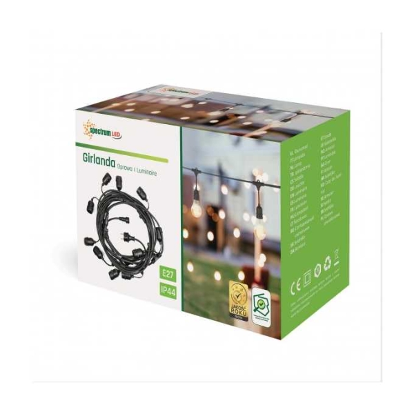 Wojnarowscy Girlanda łączona czarna WOJ14342