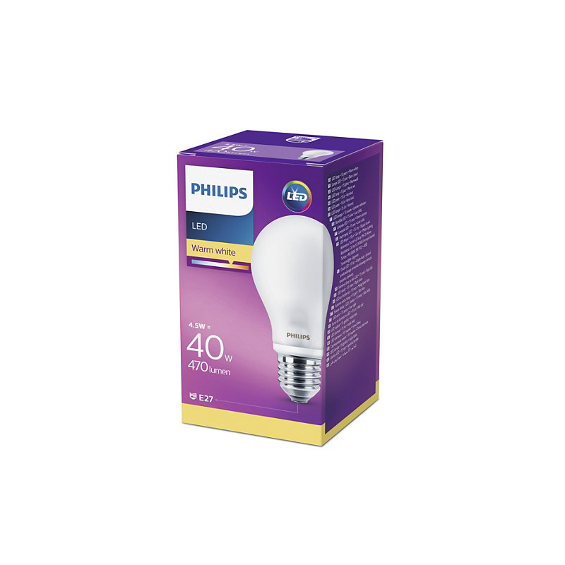 Philips żarówka LED E27 4.5W =40W 470 lm