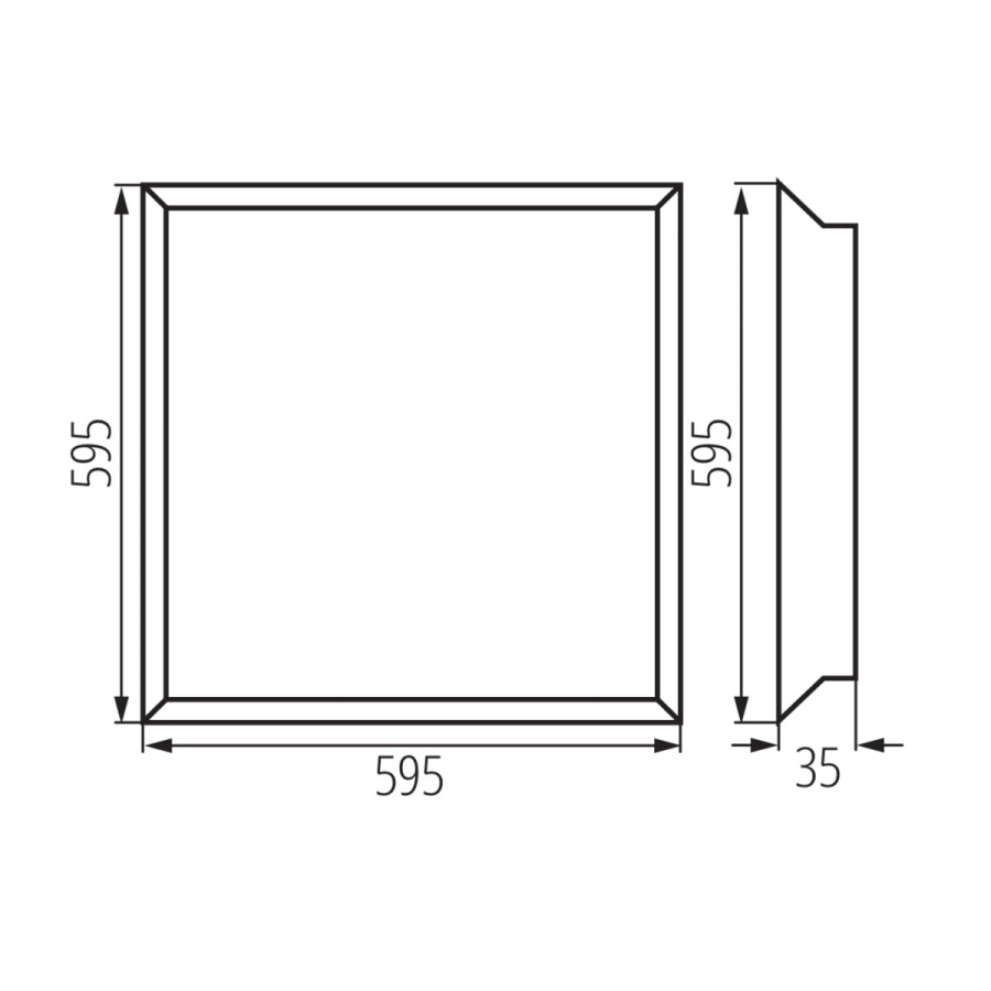 Kanlux panel podtynkowy LED BLINGO TU 48W 6060 NW 29825