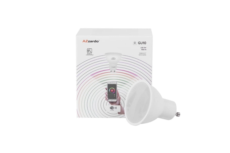 Azzardo SMART żarówka LED WiFi GU10 5W CCT 2700-6500K AZ3805