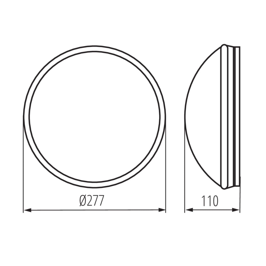 Kanlux plafon plafoniera Pires ECO DL-25O NS 19001