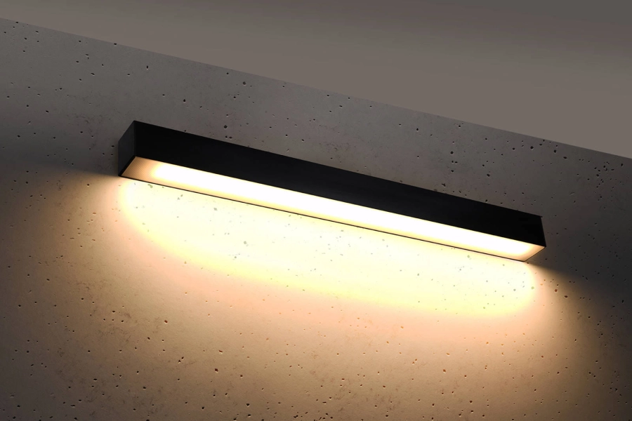 Thoro kinkiet PINNE 67 LED 17W 3179lm 3000K czarny TH.036