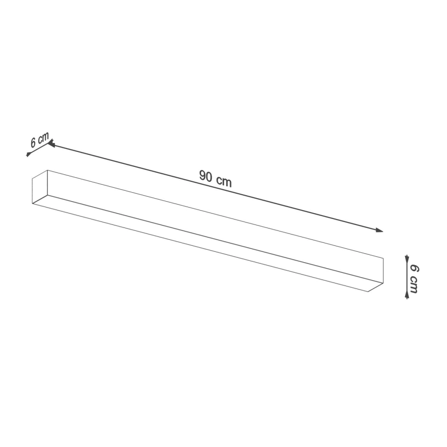 Thoro kinkiet PINNE 90 LED 25W 4600lm 4000K biały TH.056