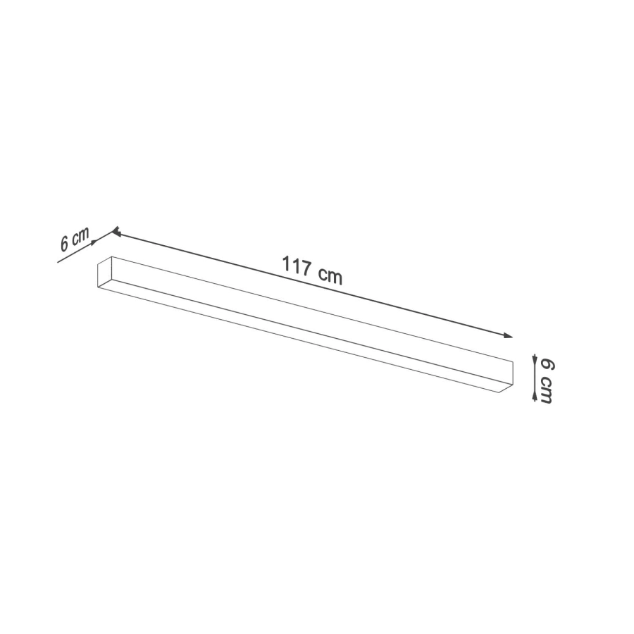 Thoro kinkiet PINNE 117 LED 31W 5100lm 3000K biały TH.071
