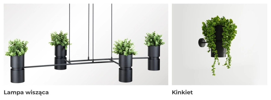 Thoro kinkiet KUKKIA czarny TH.005CZ