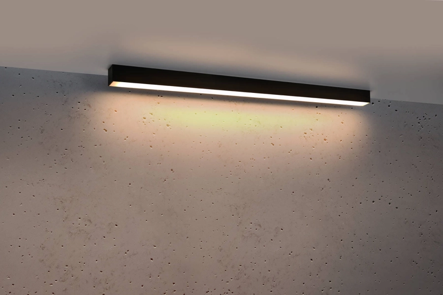 Thoro plafon PINNE 90 LED 25W 4600lm 3000K czarny TH.060