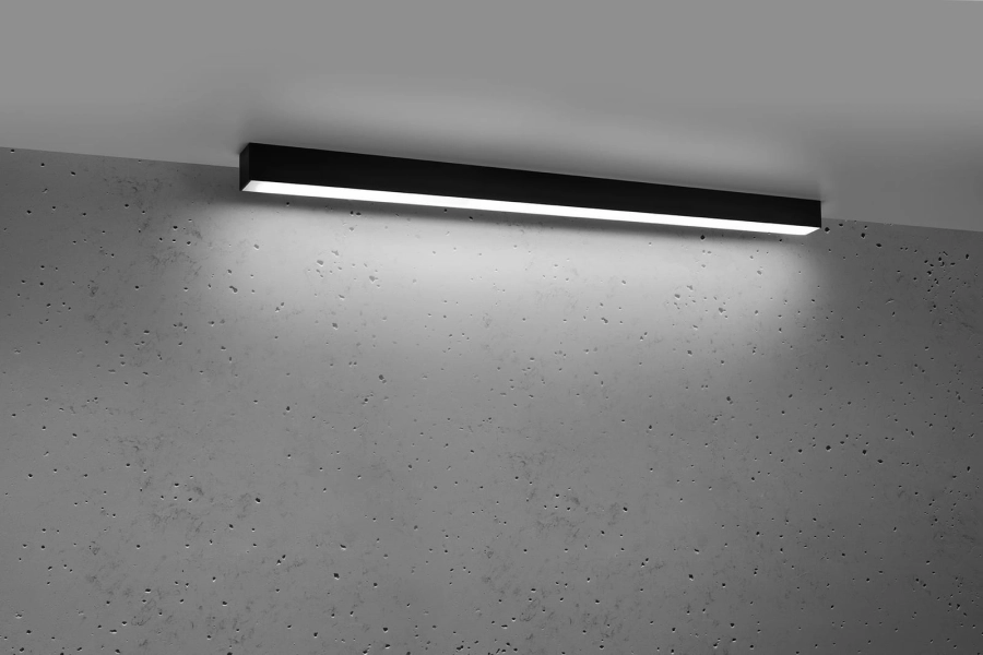 Thoro plafon PINNE 90 LED 25W 4600lm 4000K czarny TH.063