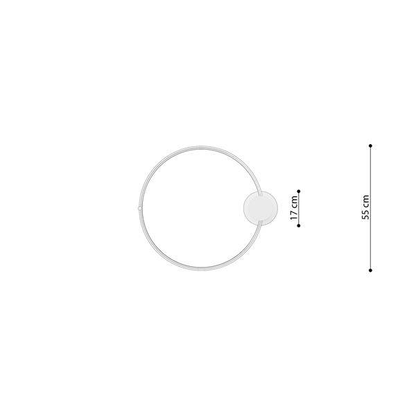 Thoro plafon RIO 55 LED 30W 3870lm 3000K biały TH.125