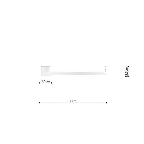 Thoro plafon RIO 78 LED 50W 5520lm 3000K czarny TH.130