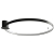 Thoro plafon RIO 110 LED 70W 7820lm 3000K czarny TH.134