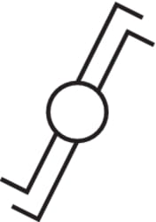 Lumina łącznik schodowy podwójny - schemat