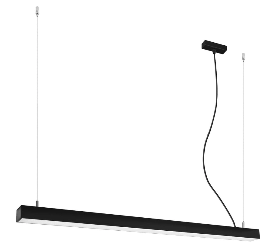 Thoro lampa wisząca PINNE 117 LED 31W 5100lm 3000K czarna TH.066