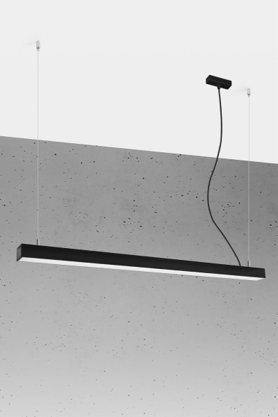 Thoro lampa wisząca PINNE 117 LED 31W 5100lm 4000K czarna TH.069