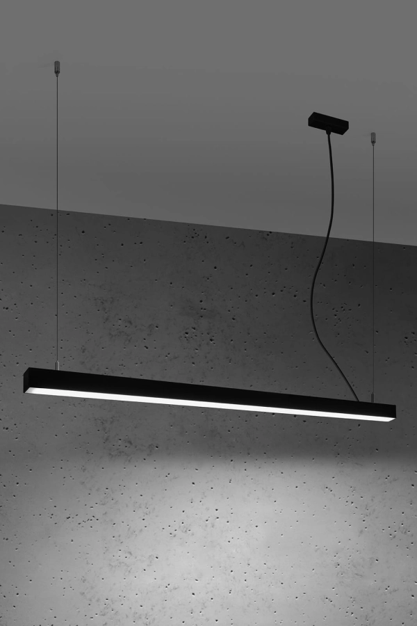 Thoro lampa wisząca PINNE 117 LED 31W 5100lm 4000K czarna TH.069