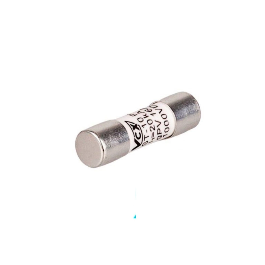 Wkładka cylindryczna topikowa 10×38, 12A 1000V DC