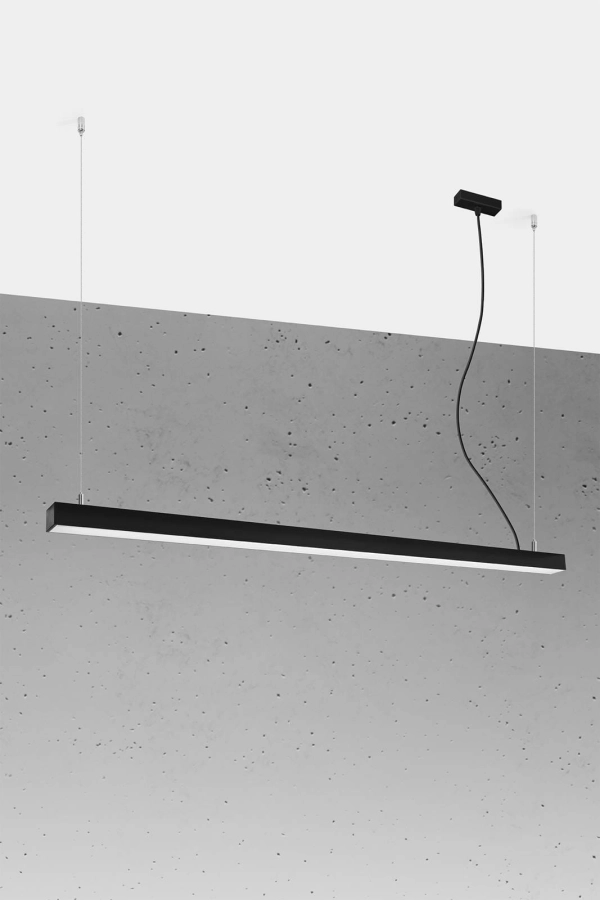 Thoro lampa wisząca PINNE 150 LED 39W 7200lm 4000K czarna TH.087