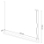 Thoro lampa wisząca PINNE 150 LED 39W 7200lm 4000K czarna TH.087