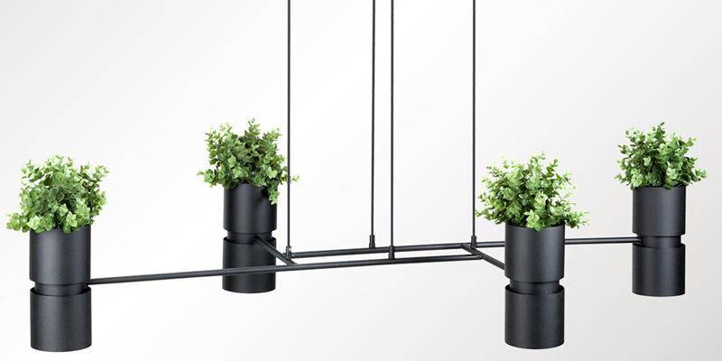 Thoro lampa wisząca KUKKIA czarna TH.004CZ