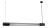Thoro lampa wisząca VALO T8 14W 3000K czarna TH.008CZ