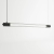 Thoro lampa wisząca VALO T8 14W 3000K czarna TH.008CZ