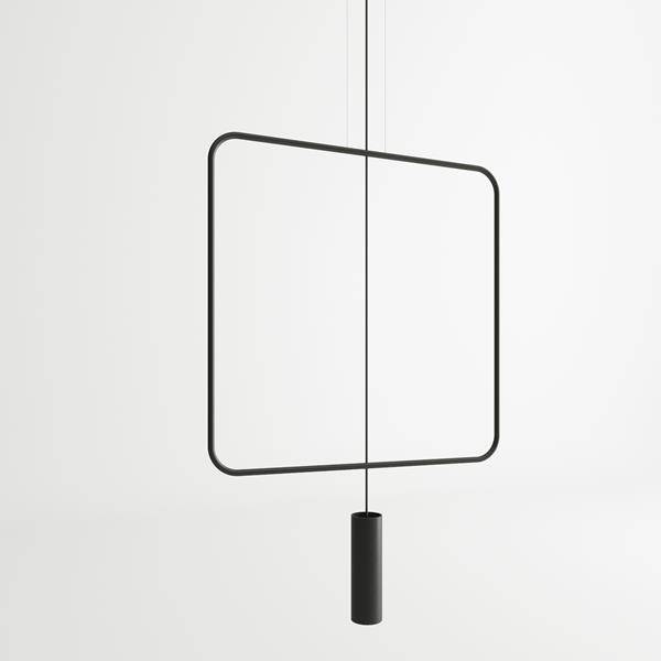 Thoro lampa wisząca RANA 1 czarna TH.018CZ