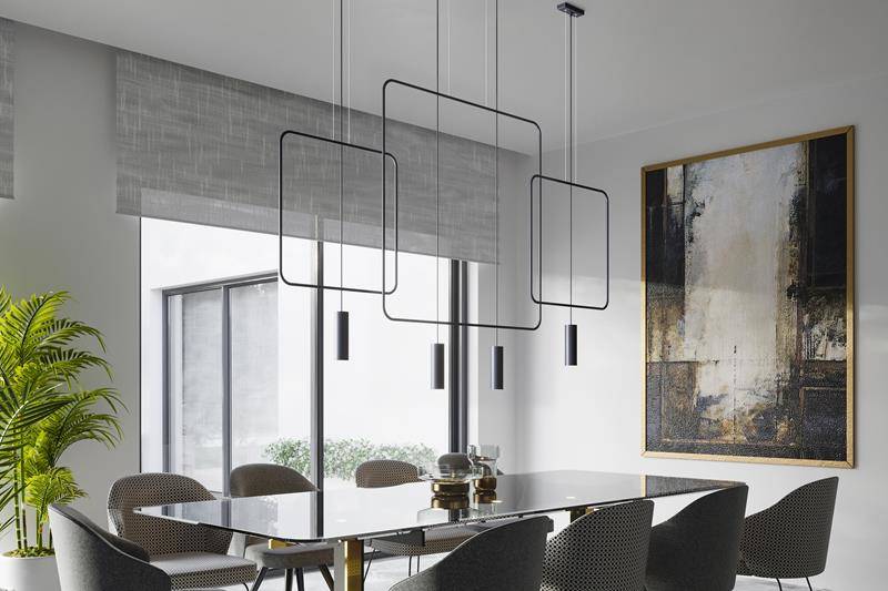 Thoro lampa wisząca RANA 1 czarna TH.018CZ