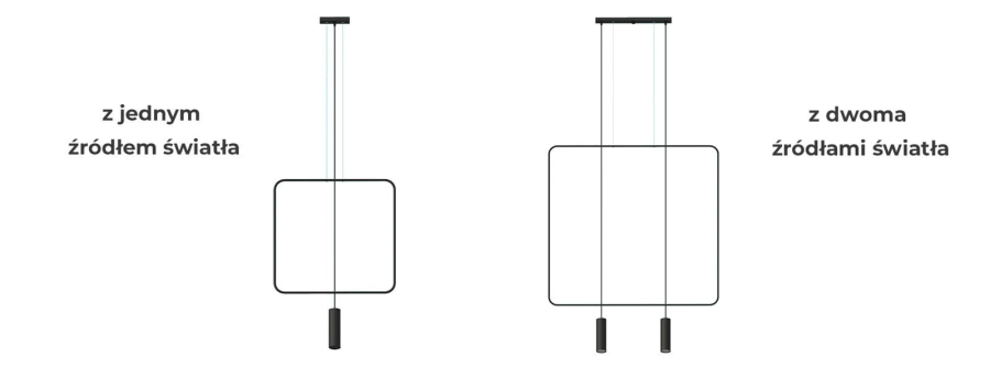 Thoro lampa wisząca RANA 2 czarna TH.019CZ