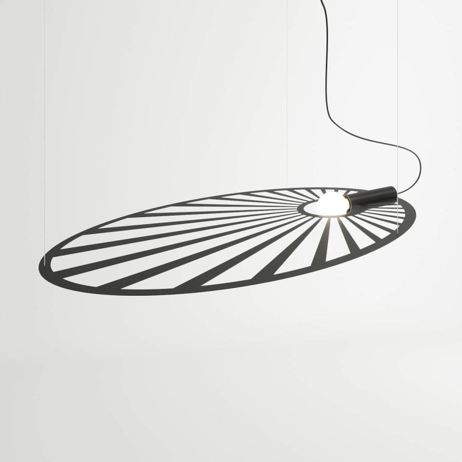 Thoro lampa wisząca LEHDET czarna TH.001CZ