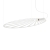 Thoro lampa wisząca LEHDET biała TH.001B