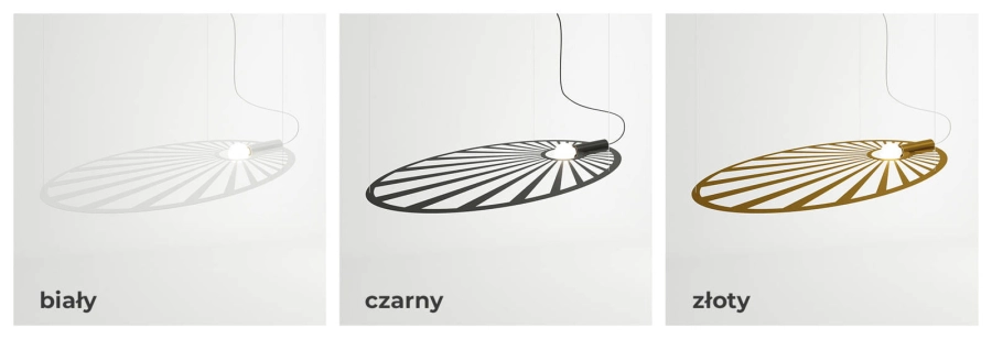 Thoro lampa wisząca LEHDET złota TH.001ZL