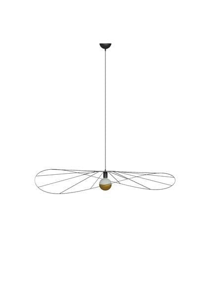 Thoro lampa wisząca ESKOLA 70 czarna TH.010CZ