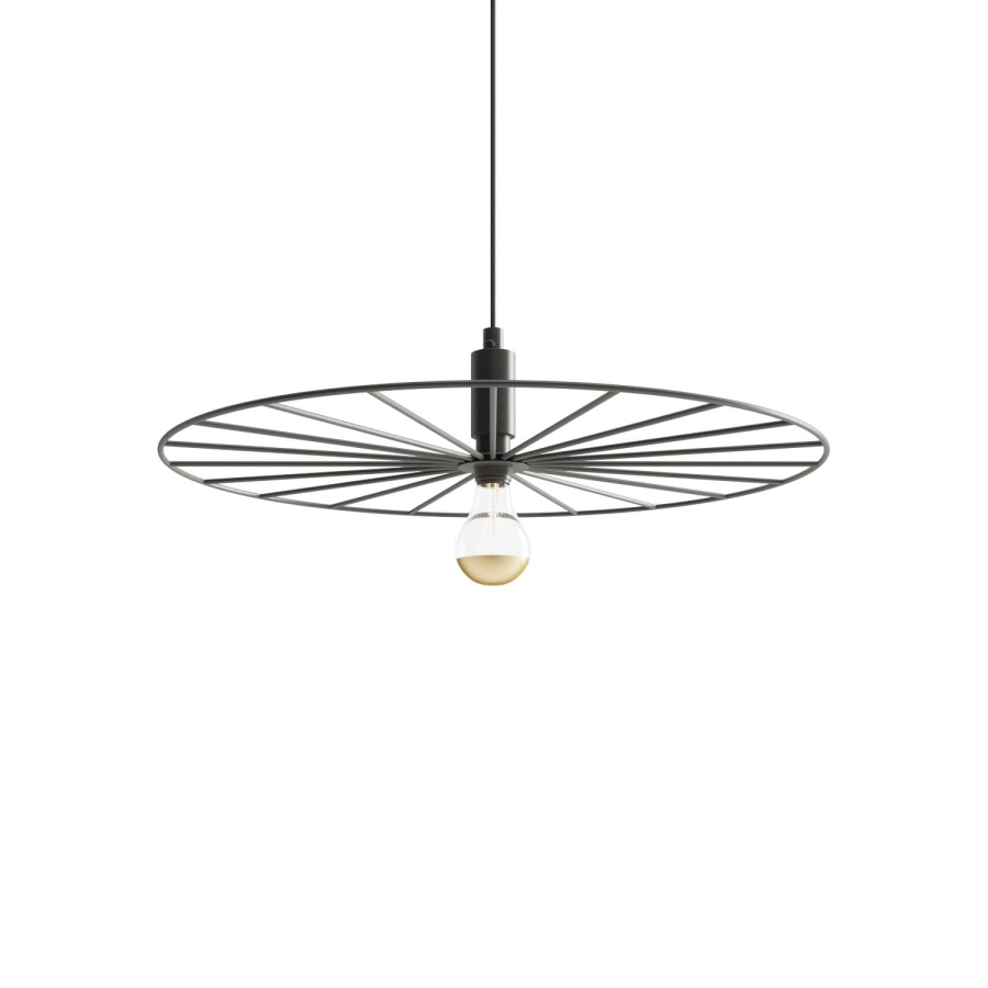 Thoro lampa wisząca SIRKEL 45 czarna TH.145