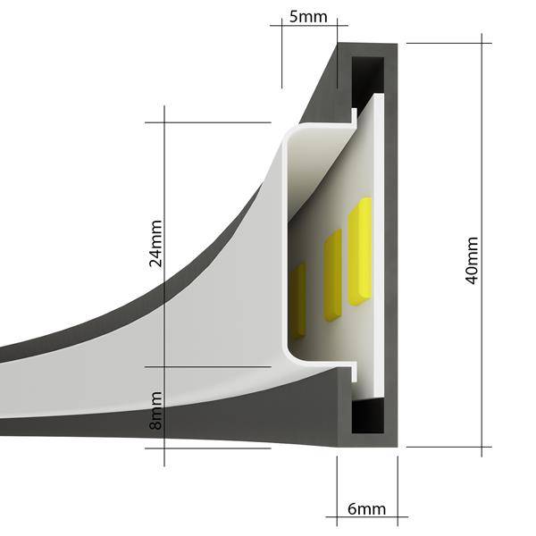 Thoro żyrandol RIO 55 LED 30W 3870lm 4000K biały TH.107