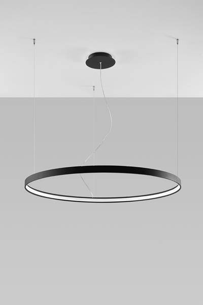 Thoro żyrandol RIO 110 LED 70W 7820lm 4000K czarny TH.112