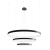 Thoro żyrandol RIO 3 55/78/110 LED 150W 17210lm 3000K czarny TH.138