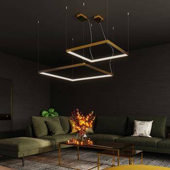 Thoro żyrandol TUULA M LED 50W 5757lm 3000K złoty TH.161