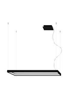 Thoro żyrandol TUULA M LED 50W 5757lm 4000K czarny TH.163