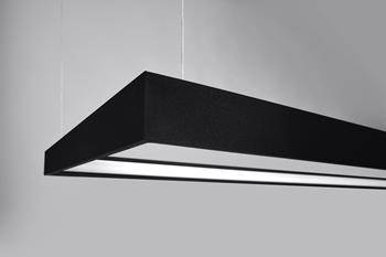 Thoro żyrandol TUULA L LED 50W 8096lm 4000K czarny TH.169