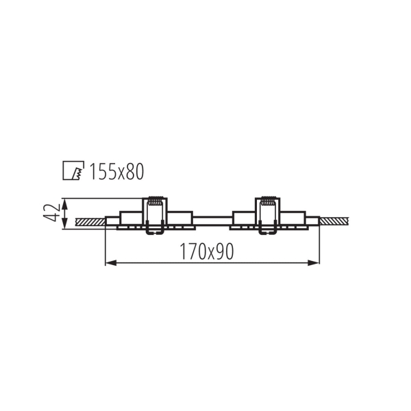 Kanlux SEIDY CT-DTL250-B oprawa sufitowa czarna 18284