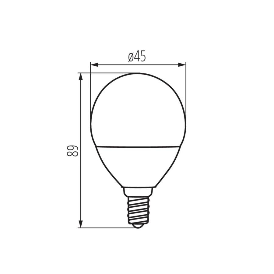 Kanlux żarówka LED BILO HI 8W E14-WW 3000K 800lm 26762