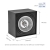 Spectrum LED - Wojnarowscy oprawa sufitowa CHLOE AR111 kwadratowa czarna SLIP005039