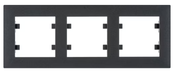 3-krotna pozioma czarna