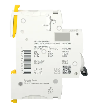 Wyłącznik nadprądowy Acti9 iC60L-B6-1 B