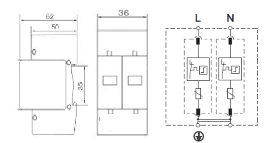 schemat ogranicznik 2P