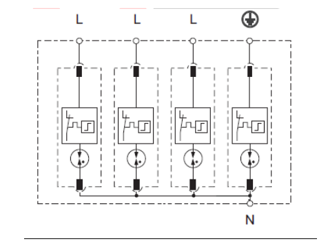 Ogranicznik przepięć z iskiernikiem